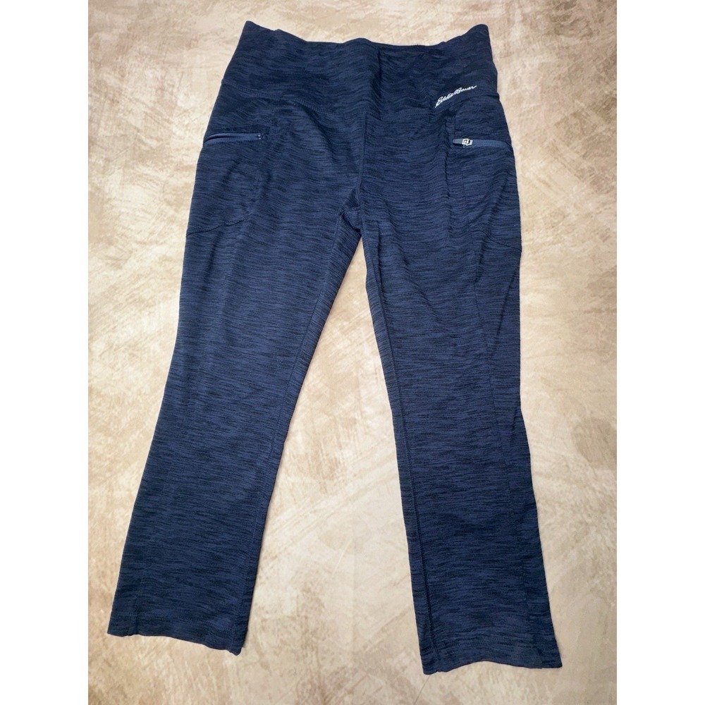 Eddie Bauer Leggings Joggers With Pockets Women's Size Small Dark Blue